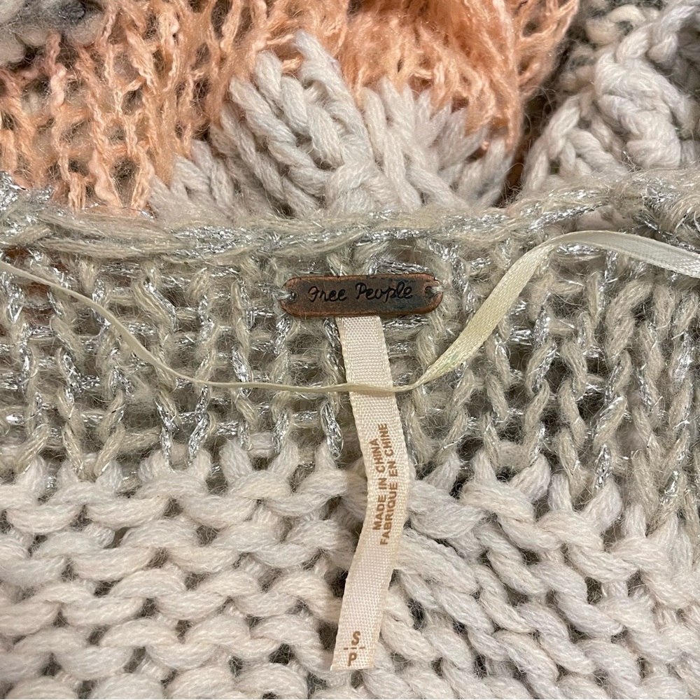 Free People Sands of Time Long Cardigan Slouchy Sweater Size Small - Picture 10 of 13